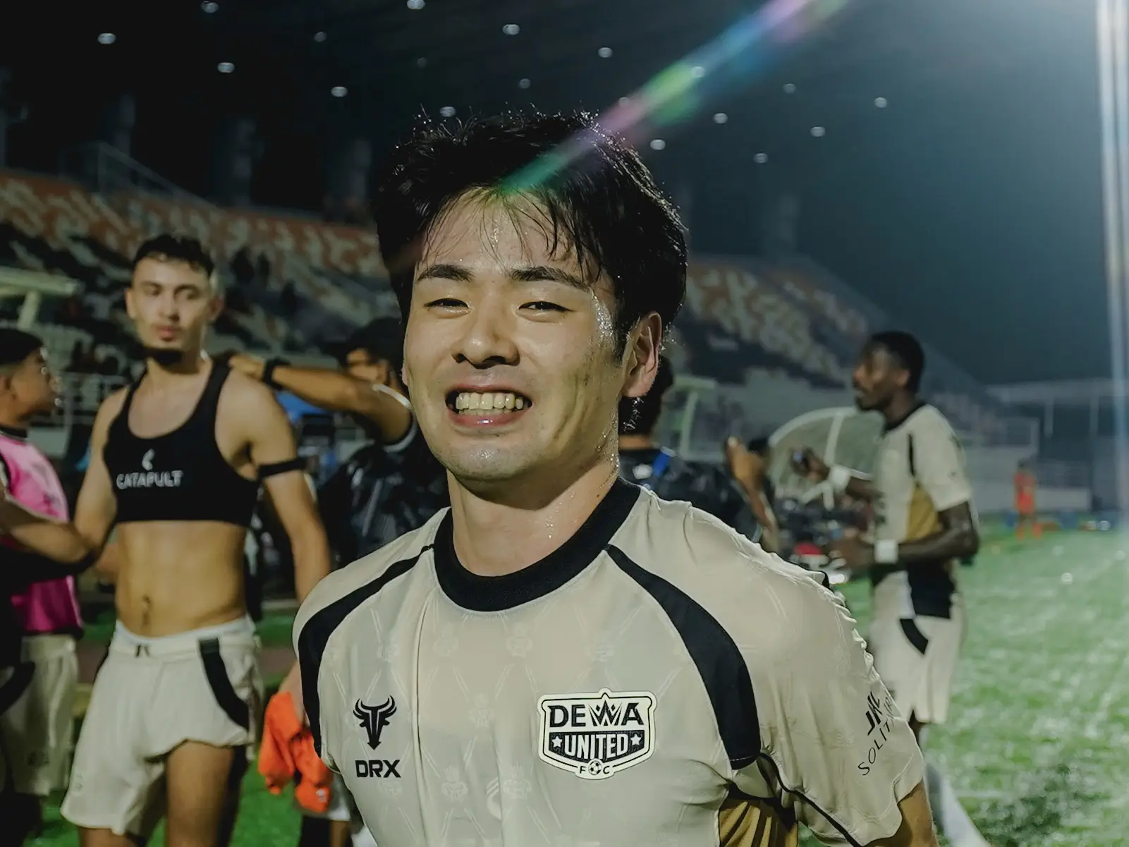 Taisei Marukawa dalam kegiatan bersama Dewa United
